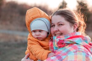 rodinné focení matky a syna - Rodinný fotograf Letňany